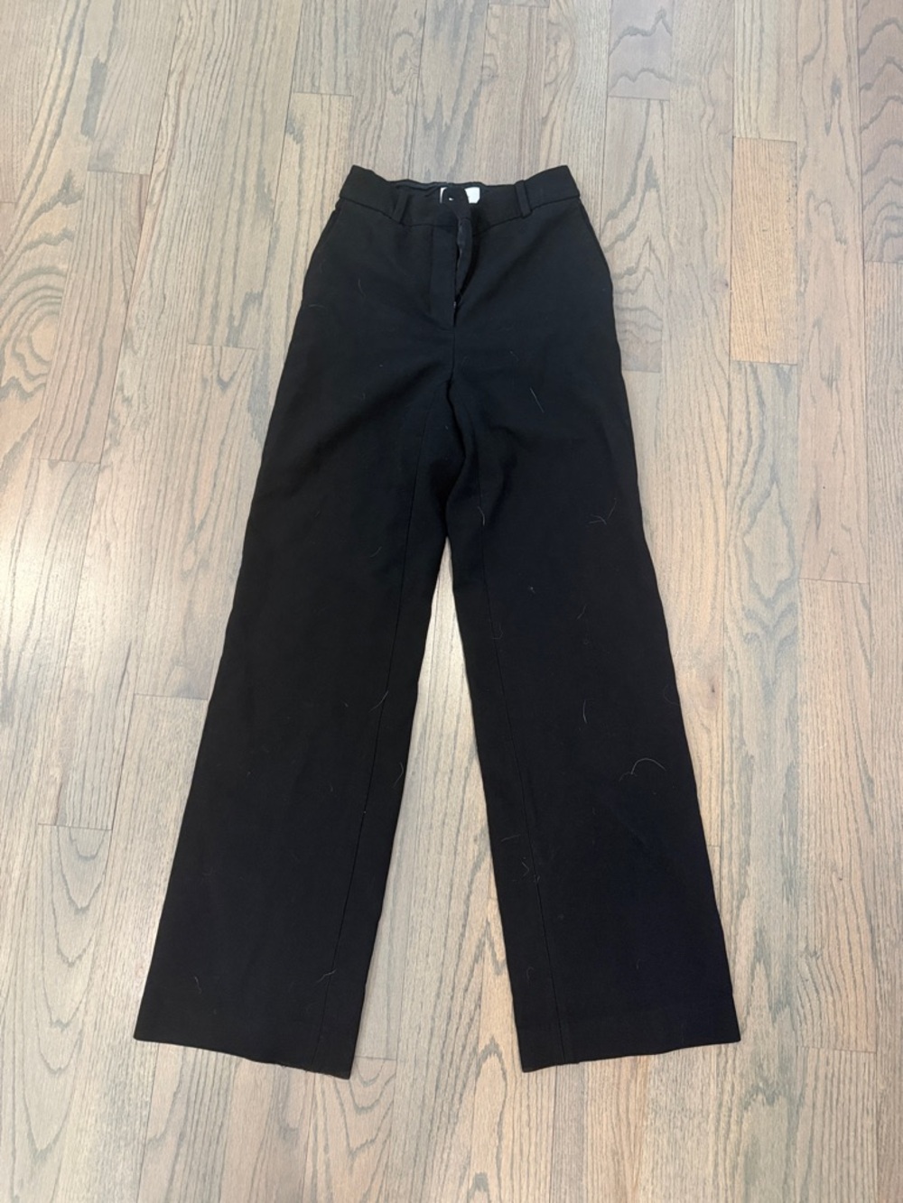 Babaton Black High-Rise Wide-Leg Pants
